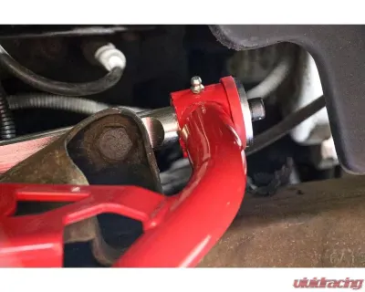 BMR Suspension Polyurethane Bushings Non-adjustable A-arms Upper DOM Red Buick Regal | Chevrolet Monte Carlo | Malibu | Pontiac Grand Prix 1978-1987 - AA012R