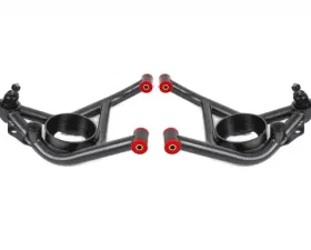 BMR Suspension Polyurethane Bushings A-arms Lower DOM Non-adjustable Black Pontiac Firebird | Chevrolet Camaro | Nova 1970-1981