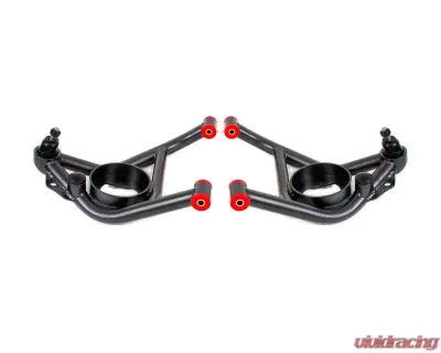 BMR Suspension Polyurethane Bushings A-arms Lower DOM Non-adjustable Black Pontiac Firebird | Chevrolet Camaro | Nova 1970-1981 - AA014H