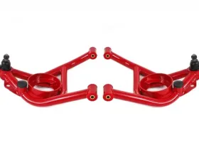 BMR Suspension Polyurethane Bushings A-arms Lower DOM Non-adjustable Red Pontiac Firebird | Chevrolet Camaro | Nova 1970-1981