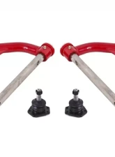 BMR Suspension Polyurethane Bushings Non-adjustable A-arms Upper DOM Red Pontiac Firebird | Chevrolet Camaro | Nova 1970-1981                                     - AA015R - Image 2