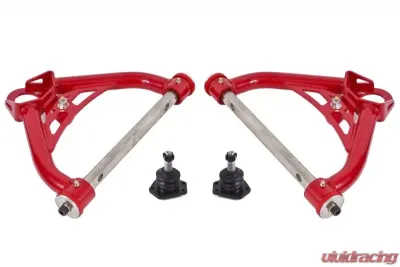 BMR Suspension Polyurethane Bushings Non-adjustable A-arms Upper DOM Red Pontiac Firebird | Chevrolet Camaro | Nova 1970-1981 - AA015R