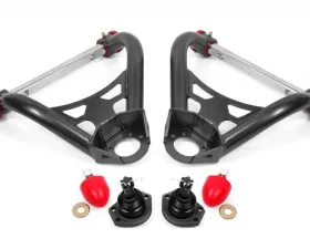 BMR Suspension Non-adjustable Polyurethane Bushings Stock Spindles A-arms Upper DOM Black Buick |  Chevy | Oldsmobile | Pontiac 1964-1972