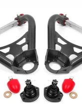 BMR Suspension Non-adjustable Polyurethane Bushings Stock Spindles A-arms Upper DOM Black Buick |  Chevy | Oldsmobile | Pontiac 1964-1972                                     - AA017H - Image 2