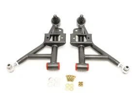 BMR Suspension Polyurethane/Rod End Combo Adjustable 1in Lowering A-arms Lower DOM Black Chevrolet Camaro |  Pontiac Firebird 1993-2002