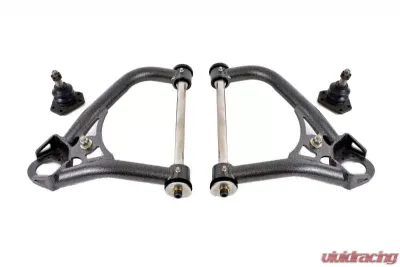 BMR Suspension Delrin Bushings Pro-Touring A-arms Upper Tall Ball Joint Black Pontiac Firebird | Chevrolet Camaro | Nova 1967-1974 - AA027H