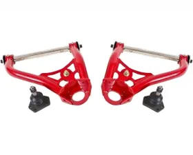 BMR Suspension Delrin Bushings Pro-Touring A-arms Upper Tall Ball Joint Red Pontiac Firebird | Chevrolet Camaro | Nova 1967-1974
