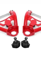 BMR Suspension Delrin Bushings A-arms Upper Pro-touring Tall Ball Joint Red Buick Grand Sport | Skylark | Chevy El Camino |  Chevelle | Malibu | Monte Carlo 1964-1973                                     - AA028R - Image 2