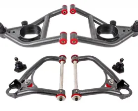 BMR Suspension A-arm Kit Upper AA005H Lower AA006H Black Pontiac Firebird | Chevrolet Camaro | Nova 1967-1974