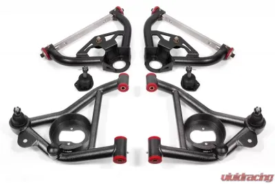 BMR Suspension A-arm Kit Upper AA02012H Lower AA011H Black Buick Grand National | Regal | Chevrolet Monte Carlo | Malibu | Pontiac Grand Prix | Oldsmobile Cutlass 1978-1987 - AA030H
