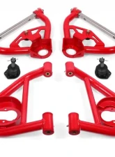 BMR Suspension A-arm Kit Upper AA02012R Lower AA011R Red Buick Grand National | Regal | Chevrolet Monte Carlo | Malibu | Pontiac Grand Prix | Oldsmobile Cutlass 1978-1987                                     - AA030R - Image 8