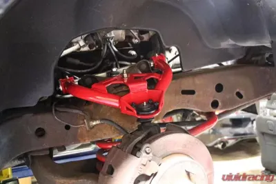 BMR Suspension A-arm Kit Upper AA02012R Lower AA011R Red Buick Grand National | Regal | Chevrolet Monte Carlo | Malibu | Pontiac Grand Prix | Oldsmobile Cutlass 1978-1987 - AA030R