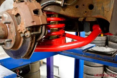 BMR Suspension A-arm Kit Upper AA02012R Lower AA011R Red Buick Grand National | Regal | Chevrolet Monte Carlo | Malibu | Pontiac Grand Prix | Oldsmobile Cutlass 1978-1987 - AA030R