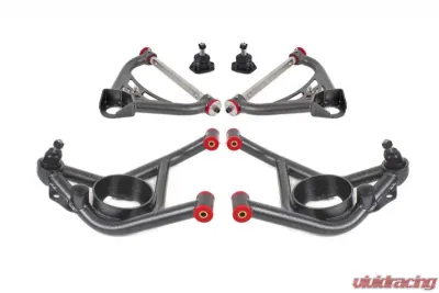 BMR Suspension A-arm Kit Upper AA015H Lower AA014H Black Pontiac Firebird | Chevrolet Camaro | Nova 1970-1981 - AA031H