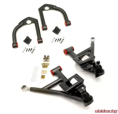 BMR Suspension A-arm Kit Upper AA001H Lower AA002H Black Chevrolet Camaro | Pontiac Firebird 1993-2002 - AA032H