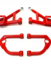 BMR Suspension A-arm Kit Upper AA001R Lower AA002R Red Chevrolet Camaro | Pontiac Firebird 1993-2002                                     - AA032R - Image 6
