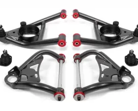 BMR Suspension A-arm Kit Upper AA017H Lower AA016H Black Buick Grand Sport | Skylark | Chevrolet El Camino | Chevelle | Malibu | Monte Carlo | Oldsmobile Cutlass | 442 | Pontiac LeMans | GTO 1964-1972