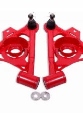 BMR Suspension Spring Pocket Non-adjustable A-arms Lower Poly Std Ball Joint Red Ford Mustang 1979-1993                                     - AA034R - Image 7