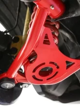 BMR Suspension Spring Pocket Non-adjustable A-arms Lower Poly Std Ball Joint Red Ford Mustang 1979-1993                                     - AA034R - Image 3