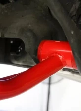BMR Suspension Spring Pocket Non-adjustable A-arms Lower Poly Std Ball Joint Red Ford Mustang 1979-1993                                     - AA034R - Image 5