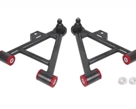 BMR Suspension Coilover, Non-adjustable A-arms Lower Poly Std Ball Joint Black Ford Mustang 1979-1993