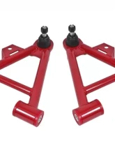 BMR Suspension Coilover, Non-adjustable A-arms Lower Poly Std Ball Joint Red Ford Mustang 1979-1993                                     - AA035R - Image 5