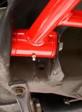 BMR Suspension Coilover, Non-adjustable A-arms Lower Poly Std Ball Joint Red Ford Mustang 1979-1993                                     - AA035R - Image 3