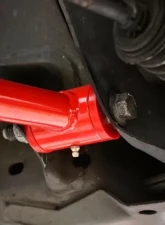 BMR Suspension Coilover, Non-adjustable A-arms Lower Poly Std Ball Joint Red Ford Mustang 1979-1993                                     - AA035R - Image 4