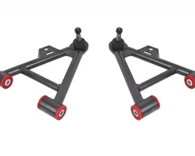 BMR Suspension Coilover A-arms Lower Non-adjustable Poly Tall Ball Joint Black Ford Mustang 1979-1993