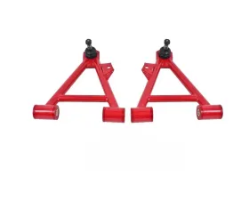 BMR Suspension Coilovers A-arms Lower Non-adjustable Poly Tall Ball Joint Red New Edge | SN95 Ford Mustang 1994-2004