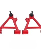BMR Suspension Coilovers A-arms Lower Non-adjustable Poly Tall Ball Joint Red New Edge | SN95 Ford Mustang 1994-2004                                     - AA044R - Image 4