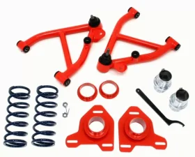 BMR Suspension Coil-over A-arm Conversion Package AA007 SP008 Red Chevrolet Camaro | Pontiac Firebird 1982-1992