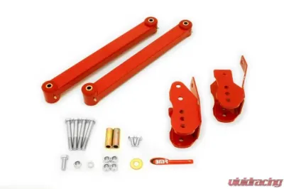 BMR Suspension Anti-Wheel Hop Package Red Ford Mustang 2005-2014 | Shelby GT500 2007-2014 - AWP003R