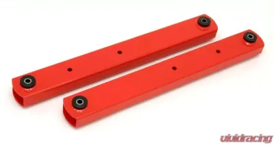 BMR Suspension Polyurethane Bushings Non-adjustable Lower Control Arms Boxed Red  Buick Grand Sport | Skylark | Chevrolet El Camino | Chevelle | Malibu | Monte Carlo | Oldsmobile Cutlass | 442 | Pontiac LeMans | GTO 1964-1972 - BCA005R