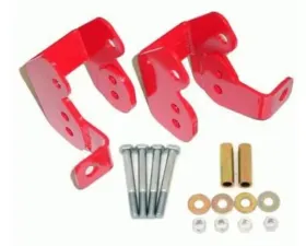 BMR Suspension Relocation Bracket Control Arm Bolt-on Red Chevrolet Camaro 1982-2002 | Pontiac Firebird 1982-2002