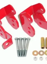 BMR Suspension Relocation Bracket Control Arm Bolt-on Red Chevrolet Camaro 1982-2002 | Pontiac Firebird 1982-2002                                     - CAB002R - Image 6