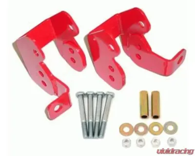 BMR Suspension Relocation Bracket Control Arm Bolt-on Red Chevrolet Camaro 1982-2002 | Pontiac Firebird 1982-2002 - CAB002R