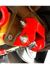 BMR Suspension Relocation Bracket Control Arm Bolt-on Red Chevrolet Camaro 1982-2002 | Pontiac Firebird 1982-2002                                     - CAB002R - Image 2
