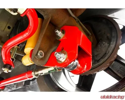 BMR Suspension Relocation Bracket Control Arm Bolt-on Red Chevrolet Camaro 1982-2002 | Pontiac Firebird 1982-2002 - CAB002R