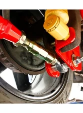 BMR Suspension Relocation Bracket Control Arm Bolt-on Red Chevrolet Camaro 1982-2002 | Pontiac Firebird 1982-2002                                     - CAB002R - Image 3