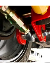 BMR Suspension Relocation Bracket Control Arm Bolt-on Red Chevrolet Camaro 1982-2002 | Pontiac Firebird 1982-2002                                     - CAB002R - Image 6