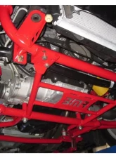 BMR Suspension Chassis Brace Radiator Support Red Ford Mustang 2005-2014                                     - CB004R - Image 2