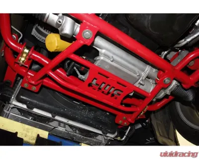 BMR Suspension Chassis Brace Radiator Support Red Ford Mustang 2005-2014 - CB004R