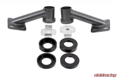 BMR Suspension Cradle Bushing Lockout Kit Level 2 Black Ford Mustang 2015-2022 - CB005H