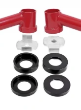 BMR Suspension Cradle Bushing Lockout Kit, Level 2 Red Ford Mustang 2015-2022                                     - CB005R - Image 2