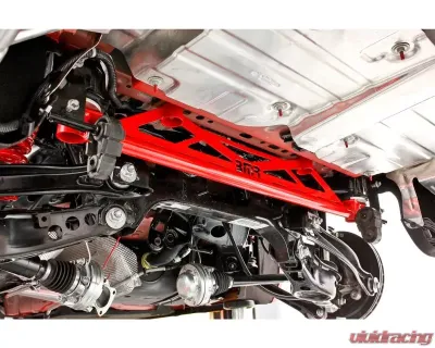 BMR Suspension Chassis Brace Rear Of Rear Cradle Red Chevrolet Camaro 2016-2020 - CB009R
