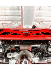 BMR Suspension Chassis Brace Rear Of Rear Cradle Red Chevrolet Camaro 2016-2020                                     - CB009R - Image 5
