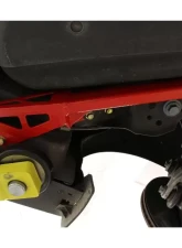 BMR Suspension IRS Subframe Support Brace System - Red Ford Mustang 2015-2022                                     - CB762R - Image 2