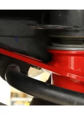 BMR Suspension IRS Subframe Support Brace System - Red Ford Mustang 2015-2022                                     - CB762R - Image 3