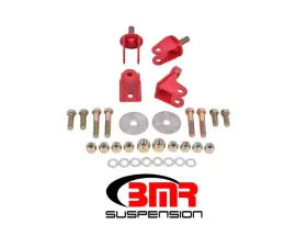 BMR Suspension Coilover Rear Stock Location Conversion Kit Red Ford Mustang 1979-2004